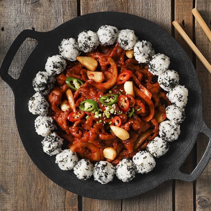 홍익상회,[Hongik Market] 직화 무뼈 닭발 220g 국내산 닭발 전자렌지 4분 OK